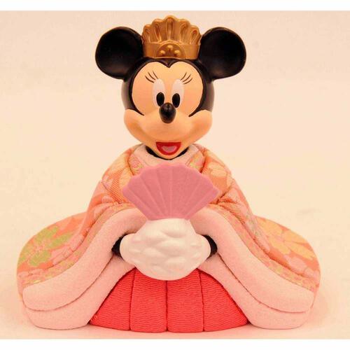 【雛人形】ディズニー 木目込み親王飾り「ミッキー＆ミニー ピンク」  (331383) ひな人形 トイザらス・ベビーザらス限定【メーカー直送】