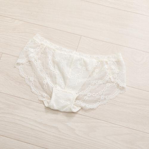 Petit jouet for Maternity プティジュエット マタニティローライズショーツ ストレッチレース アイボリー&times;L MU