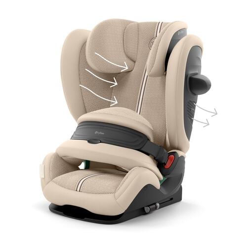 cybex サイベックス パラスG3 (アーモンドベージュプラス) インパクトシールドを備えた前向き装着 ロングユース 生後15カ月頃から12歳頃