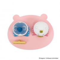 ちいかわ＆ハチワレ ミニ雛人形（142034）お雛さま 親王飾り コンパクト キャラクター かわいい【メーカー直送】