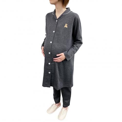 POLO BCS 長袖テーラーパジャマ ベア刺繍 (M~L)