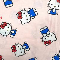 SANRIO サンリオ ハローキティ 天竺長袖パジャマ＋半袖Ｔシャツセット パジャマ ピンク&times;100cm ベビーザらス限定