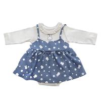 miffy ミッフィー キャミソール付きロンパース ブライトブルー×80cmベビーザらス限定