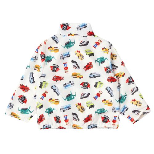 【TOMICA kie_158さんプロデュース】TOMICA トミカ ウィンドブレーカー ホワイト×110cm