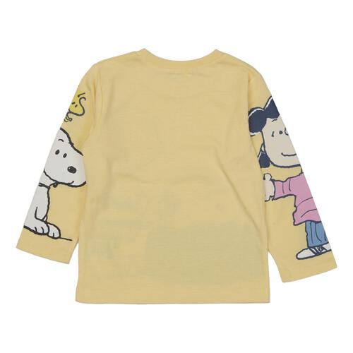 SNOOPY スヌーピー 長袖Tシャツ 天竺 スヌーピー イエロー&times;90cm ベビーザらス限定