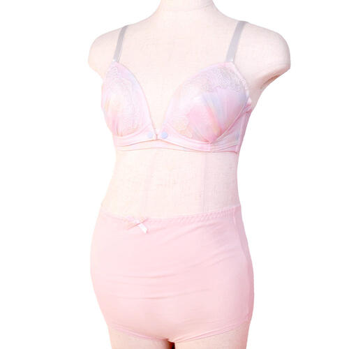 チュールフロントオープンブラ＆ショーツ（ピンク×M） ベビーザらス限定