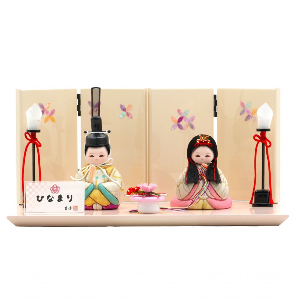 雛人形】木目込み親王飾り「ひなまり」 (331389)ひな人形 おしゃれ