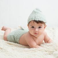 帽子付きブルマセット ボア 恐竜(グリーン×50-70cm) ベビーザらス限定