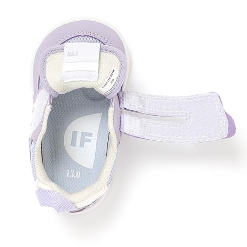 イフミー ワンベルトベビーシューズ 205301(パープル×13.5cm)