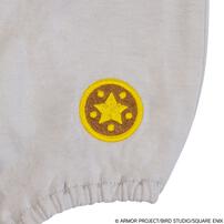 ドラクエベビー＆キッズ サガラ刺繍半袖ボディスーツ メタルスライム グレー&times;80cm