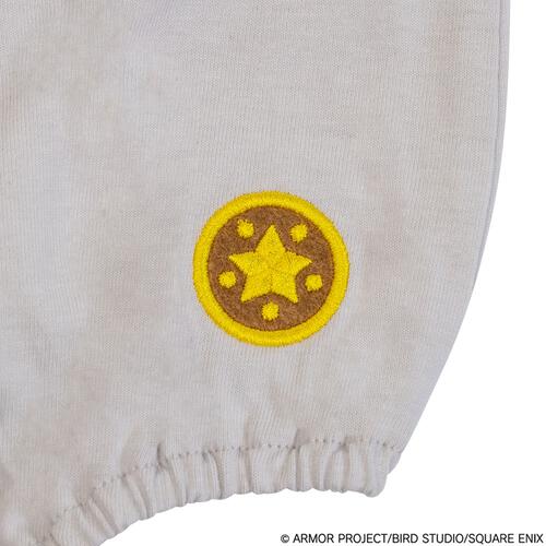 ドラクエベビー＆キッズ サガラ刺繍半袖ボディスーツ メタルスライム グレー&times;80cm