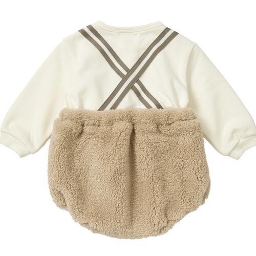 POLO BCS ボアブルマボディスーツ アイボリー×70cmベビーザらス限定