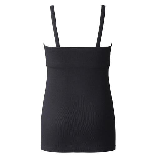 肌にやさしいキャミソール(ブラック×M)