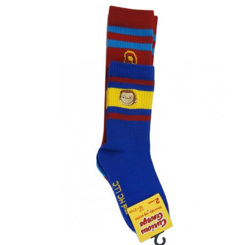 【Universal × chimajiro0730さん】おさるのジョージ 2Pソックス レッド×16-21cm