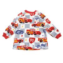 Disney ディズニー 珊瑚フリースパジャマ カーズ 総柄 レッド&times;100cm