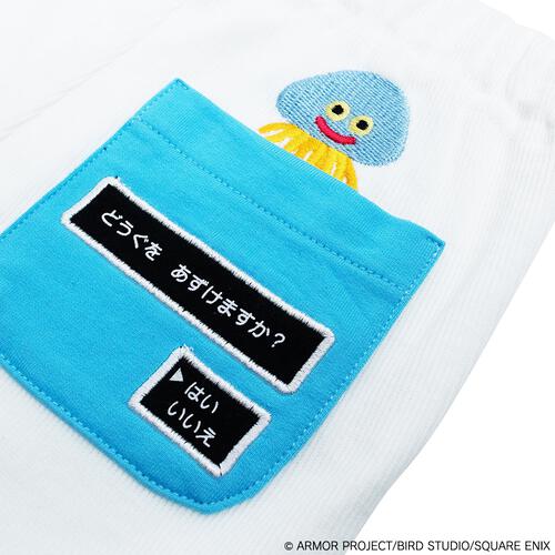 ドラクエベビー＆キッズ レギンス スライム(ブルー×約90cm)