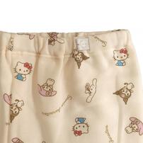 サンリオキャラクターズ 長袖テーラーパジャマ 総柄 シャギー ベビーザらス限定