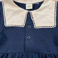 sophitica 裏毛セーラー襟トレーナー ネイビー×80cm