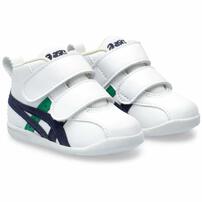 アシックス スクスク アミュレファースト SL(ホワイト／ネイビー×13.0cm)