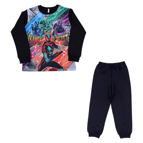 仮面ライダーゼッツ 光るパジャマ ブラック×120cm