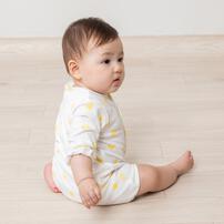 日本製ちびオール スムス ひよこ柄 ナチュラル&times;60-70cm ベビーザらス限定