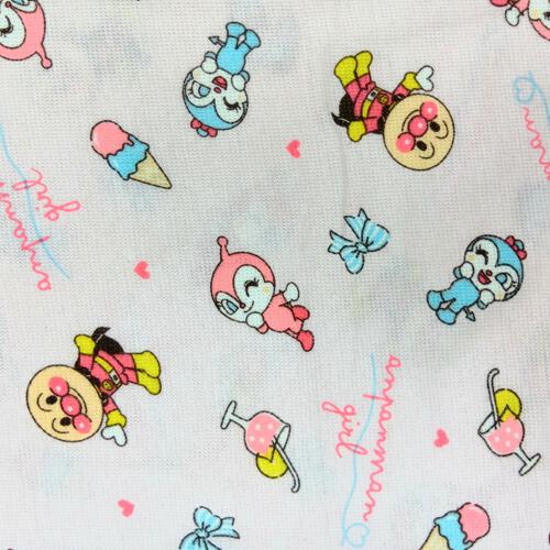 アンパンマン ドキンコキン総柄半袖パジャマ メッシュ ピンク&times;80cm