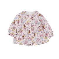 ディズニー 前開き長袖パジャマ フェミニン プリンセス ピンク×110cm ベビーザらス限定