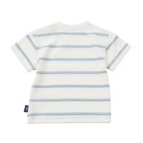 POLO BCS 鹿の子マルチボーダー半袖Ｔシャツ オフホワイト&times;90cm ベビーザらス限定 赤ちゃん 出産準備 出産祝い ベビー服 子供服