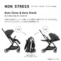 Combi コンビ オート N ファースト BN（ブラック）ベビーカー 生後1カ月～48カ月頃まで オートクローズ搭載 コンパクトにたためるロングユース