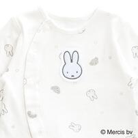 miffy ミッフィー フィットオール モノトーン 総柄 (ホワイト&times;50-60cm) ベビーザらス限定