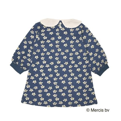 ミッフィーオハナソウガラプリントワンピース ブルー×90cm ベビーザらス限定