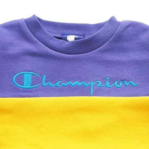 【Champion】長袖切替トレーナー グリーン×90cm ベビーザらス限定