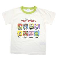 ディズニー 長袖前開きパジャマ＋半袖Ｔシャツセット トイストーリー ホワイト&times;90cm ベビーザらス限定
