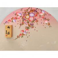 【雛人形】ケース飾り 五人飾り「金彩枝桜丸形黒塗アクリル」  (322507)ひな人形 おしゃれ 丸型トイザらス・ベビーザらス限定【メーカー直送】