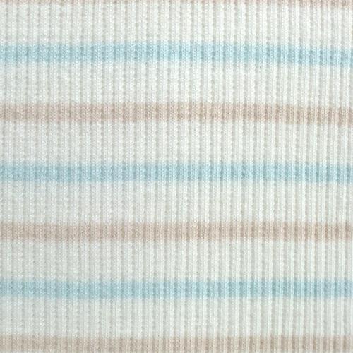 長袖シャツ肌着 2枚組 リブボーダー ホワイト×100cmベビーザらス限定