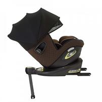Joie ジョイー アイ・アーク360°キャノピー付 (ヴィンテージブラウン) チャイルドシート ISOFIX固定 R129適合 大きな幌 メッシュシート 新生児～4歳頃まで