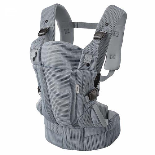 Aprica アップリカ ラクリス (グレー) 抱っこ紐 新生児タテ対面抱っこ タテ対面抱っこ 前向き抱っこ おんぶ 腰らくサポート 簡単装着 新生児～15.0kg
