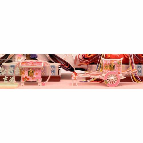 【雛人形】ケース飾り 親王飾り「梅模様桜色アクリル」 (322580)ひな人形 ひな祭り おしゃれ ピンク トイザらス・ベビーザらス限定【メーカー直送】