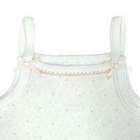 2枚組袖なしロンパース肌着 ドット ホワイト&times;90cm ベビーザらス限定