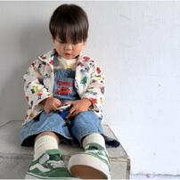 【TOMICA kie_158さんプロデュース】TOMICA トミカ ウィンドブレーカー ホワイト×110cm