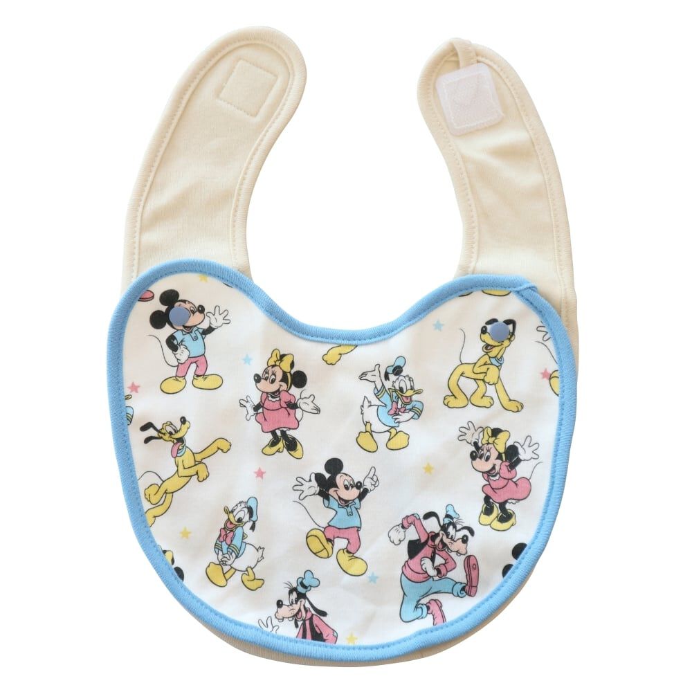 ディズニー パチパチ付け替えスタイ 4枚組 ミッキーミニー(ミッキー