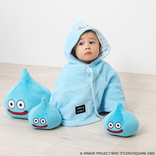 ドラクエベビー＆キッズ あったかポンチョ スライム 70-90cm ベビーザらス限定　