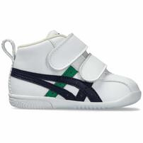 アシックス スクスク アミュレファースト SL(ホワイト／ネイビー×13.0cm)