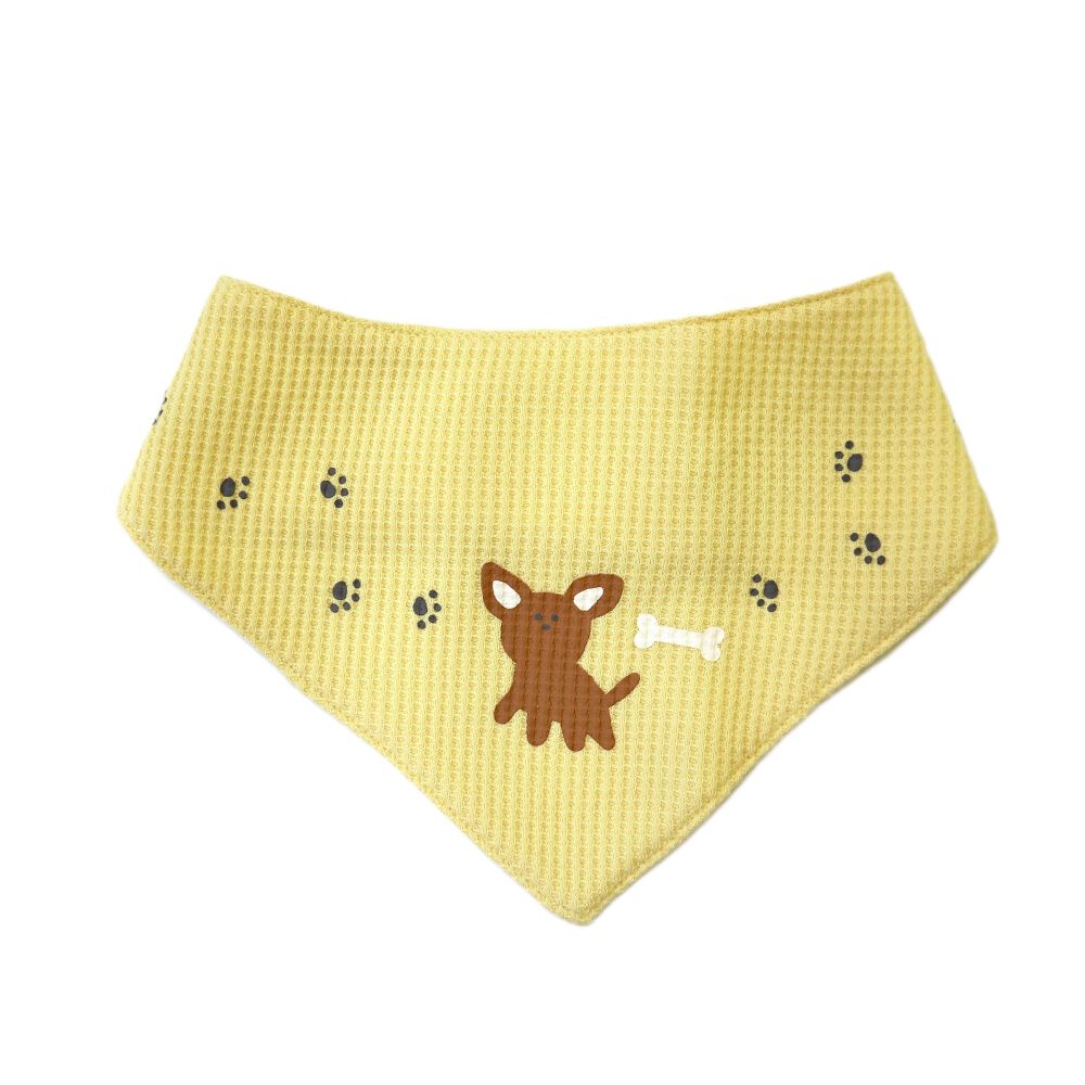 ベビー×ペットコレクション】スタイ 3枚組 イヌ バンダナ型