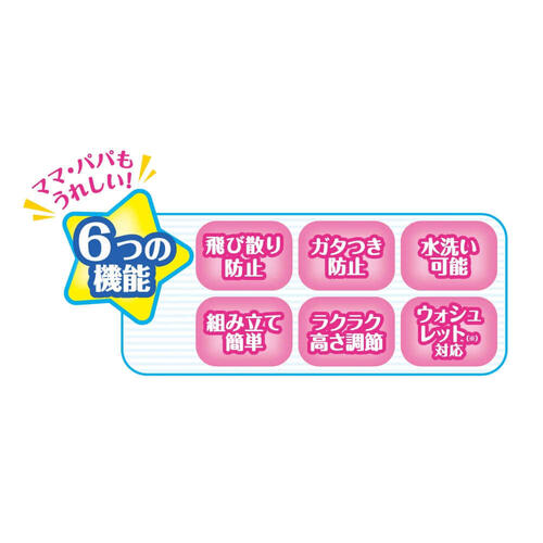 【オンライン限定価格】アンパンマン 2WAYでつかえる！ステップ付き補助便座