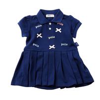 POLO BCS 半袖ロンパース ワンピース風 ネイビー&times;80cm ベビーザらス限定 赤ちゃん 出産準備 出産祝い ベビー服 子供服