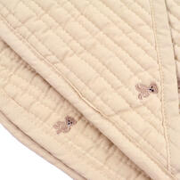 イブルおくるみ ストライプキルト クマ刺繍(ベージュ) ベビーザらス限定