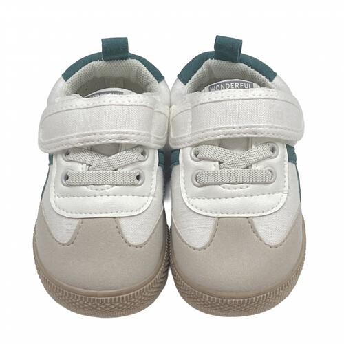 ワンベルトシューズ サイドライン ナチュラル×14.5cm