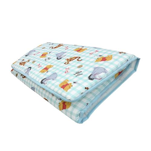 お昼寝マット プーさん 70&times;120cm 手洗い可能｜入園準備 入園グッズ 入園入学祝い 通園