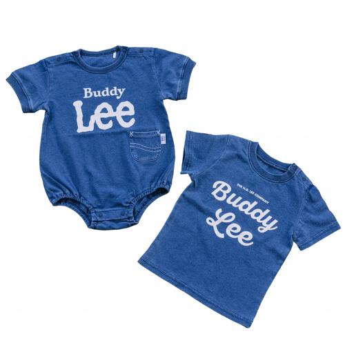 BUDDYLEE 半袖Ｔシャツ インディゴ染め ブルー&times;90cm